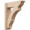 Ekena Millwork 5 1/2-in W x 16-in D x 20-in H Balboa Trad Rough Cedar Woodgrain TimberThane Outlooker, Primed Tan OUTUR055X16X20BOA04RCPR - alternate 1